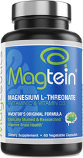 Magtein - Magnesium L-Threonate Supplement, Memory, Focus, Sleep & Brain Health Formula for Men & Women, Cognitive Support for Adults
