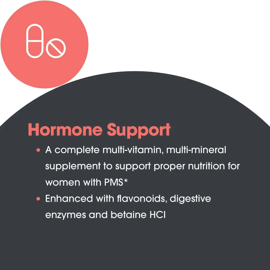Optimox Optivite - PMS Support Supplement for Women, Period Multivitamin for Hormone Balance with Vitamin B6 & Iron, Hormone Support Vitamin - 180 Tablets Optimox Au supplements