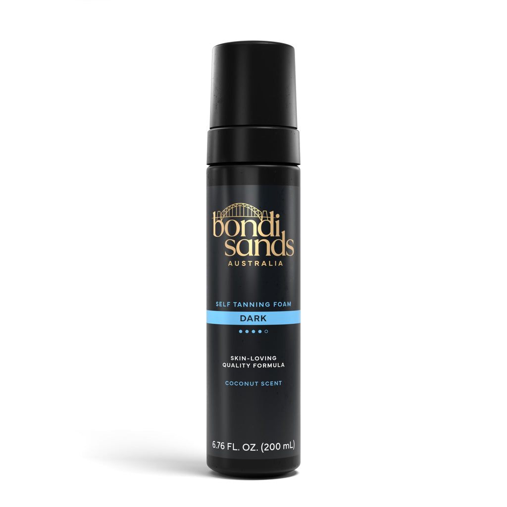 Bondi Sands Dark Self Tanning Foam | Lightweight, Self-Tanner Foam Enriched with Aloe Vera and Coconut