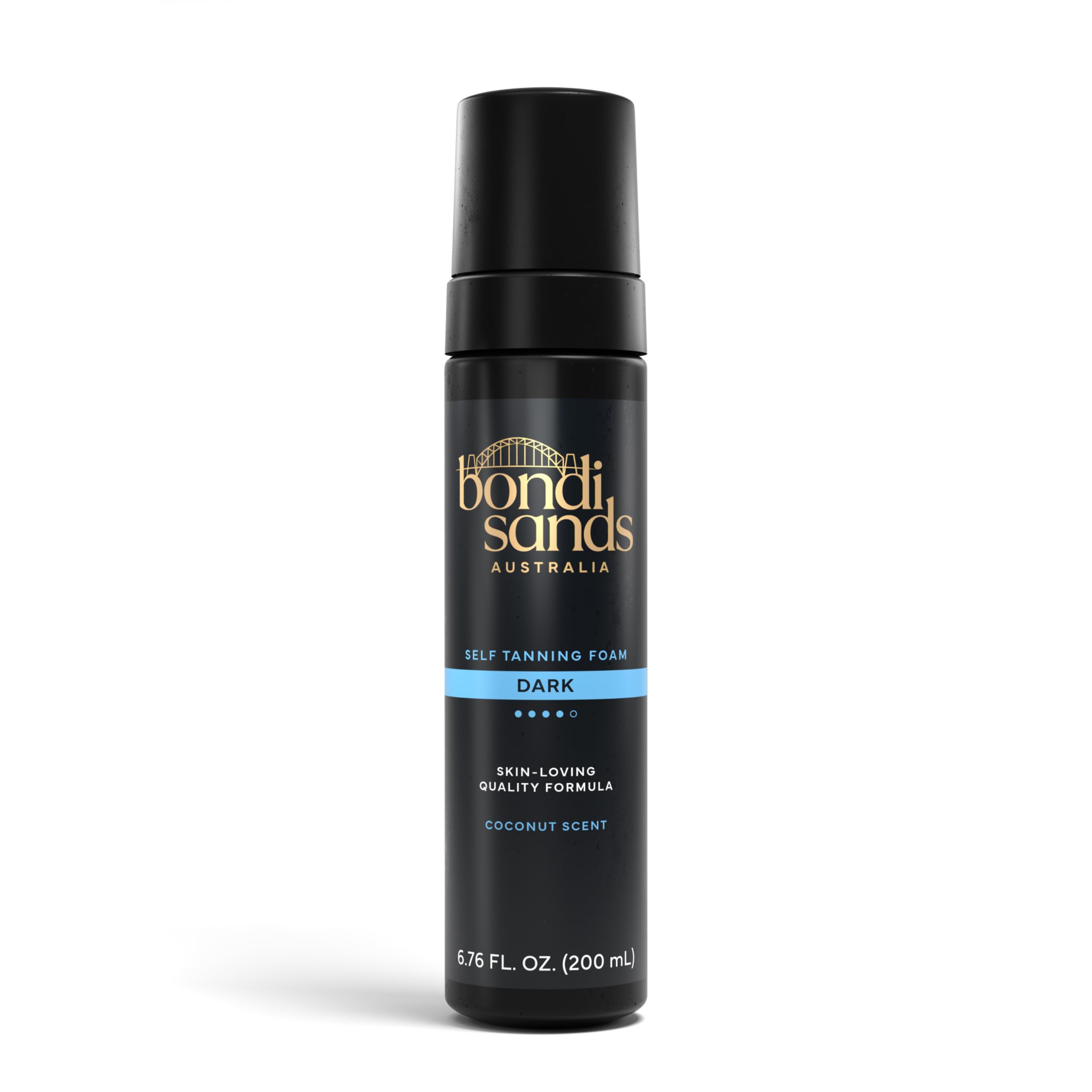 Bondi Sands Dark Self Tanning Foam | Lightweight, Self-Tanner Foam Enriched with Aloe Vera and Coconut