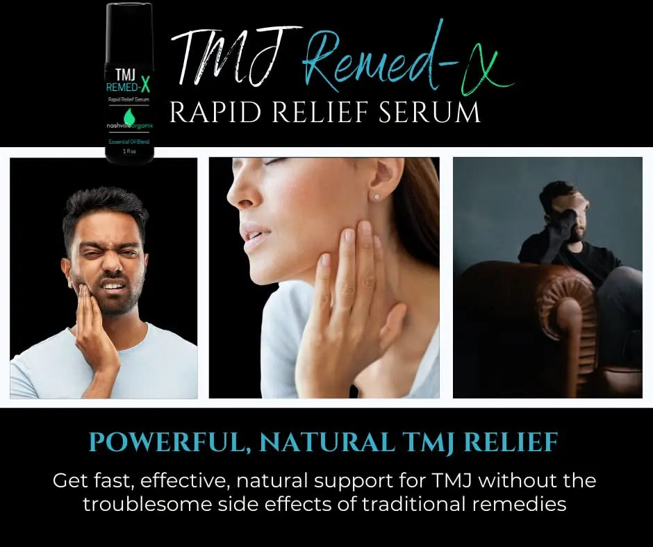 Dr. A's TMJ Remed-X Rapid Relief Serum | Deep Muscle & Jaw Tension Essential Oil Cream Doctor Angela Essential Au supplements
