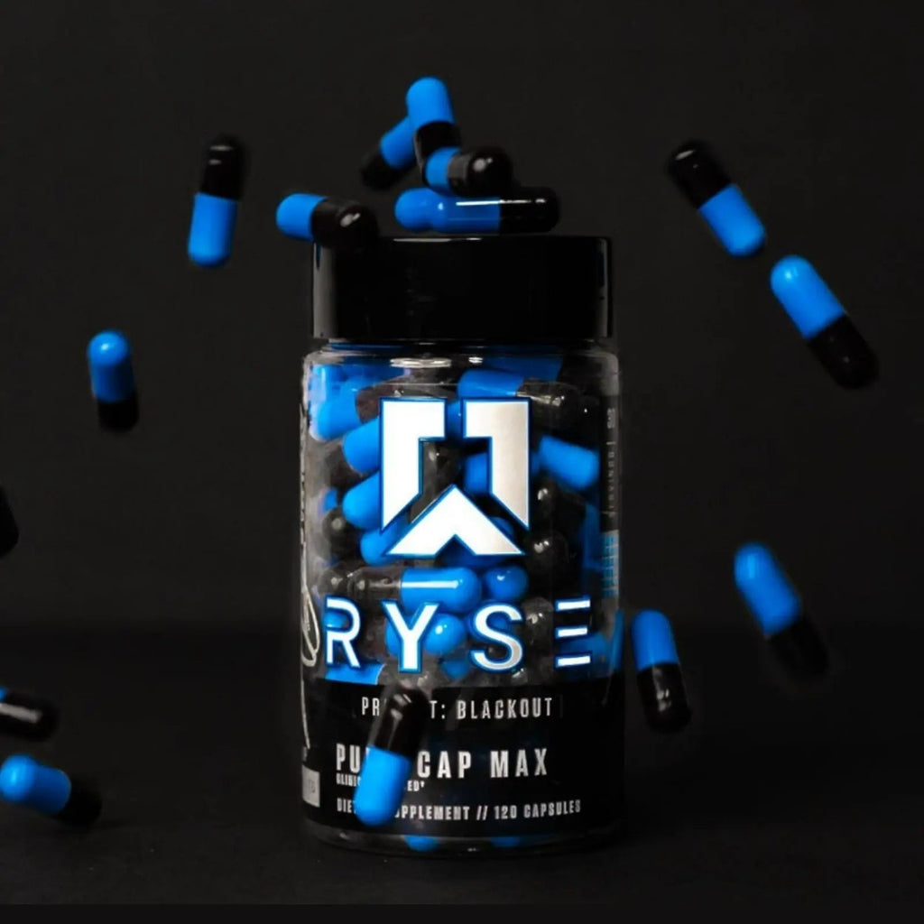 RYSE Up Supplements Project Blackout Pump Cap Max | Stimulant Free Pump Formula RYSE Up Supplements Au supplements