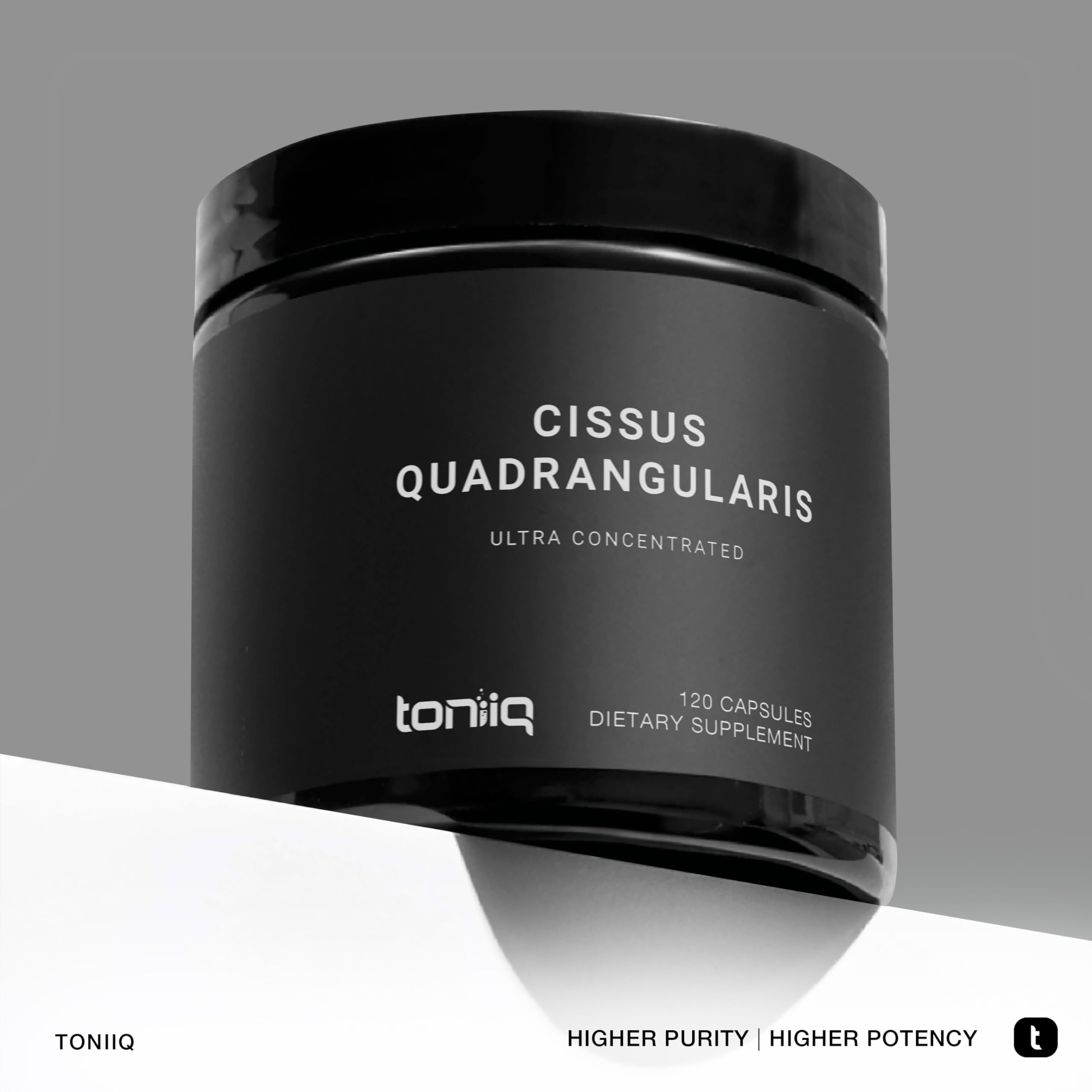 Toniiq Cissus Quadrangularis Capsules - Min. 40% Ketosteroids - Ultra High Strength Tendon and Joint Support Supplement - 1200mg Concentrated Cissus Extract - Wild Harvested in India - 120 Caps Toniiq Au supplements