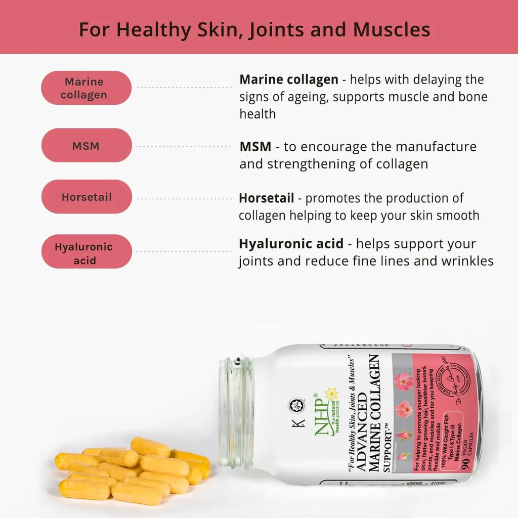 Advanced Marine Collagen Support, specifically Designed to Support Skin NHP The Natural Health Practice Au supplements