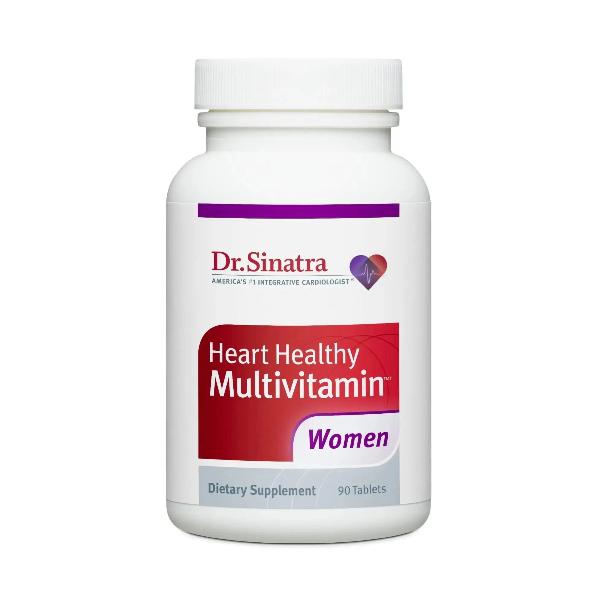 Dr. Sinatra Heart Healthy Multivitamin for Women with Vitamin D 1000 IU, A, B12, C, E, Biotin, Folate, and Zinc, 90 Tablets (30-Day Supply) Dr. Sinatra Au supplements