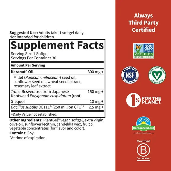 Garden of Life Herbals Menopause Supplement with S-equol & Trans-Resveratrol for Mult Garden of Life Au supplements