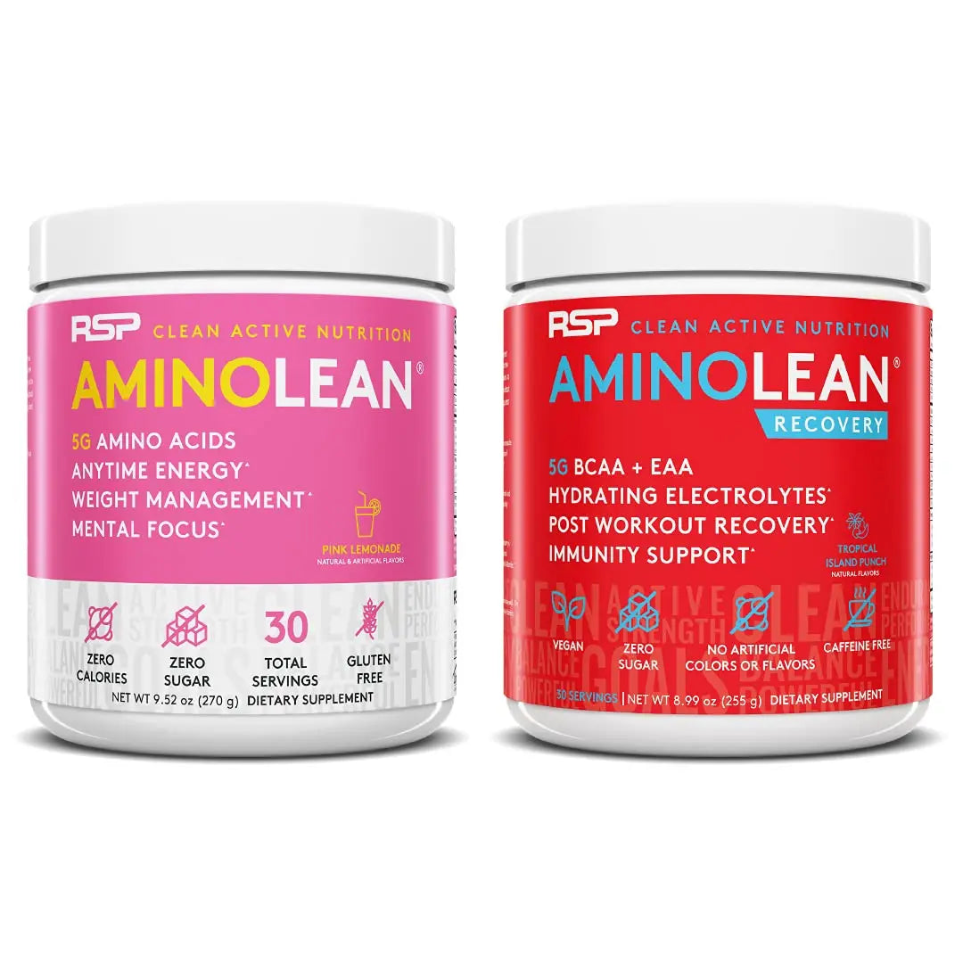RSP NUTRITION AminoLean Pre Workout Energy (Pink Lemonade 30 Servings) RSP NUTRITION Au supplements