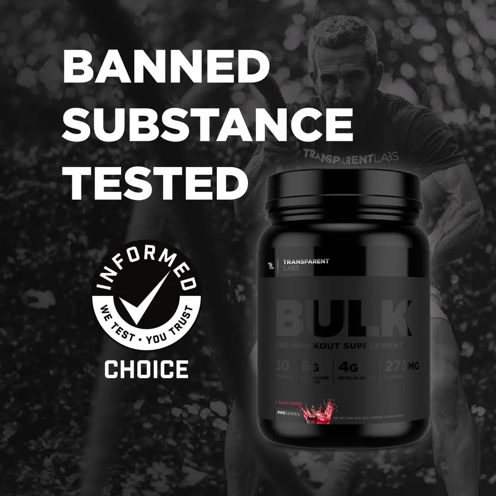 Transparent Labs Bulk Black - Sour Gummy - 30 Servings Transparent Labs Au supplements
