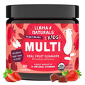 Llama Naturals Kids Multivitamin Gummies | Real Fruit, No Added Sugar Cane | Organic Vegan Toddler Whole Food Vitamins | Vitamin D, C & Beta Carotene Gummy Supplement Llama Naturals Au supplements