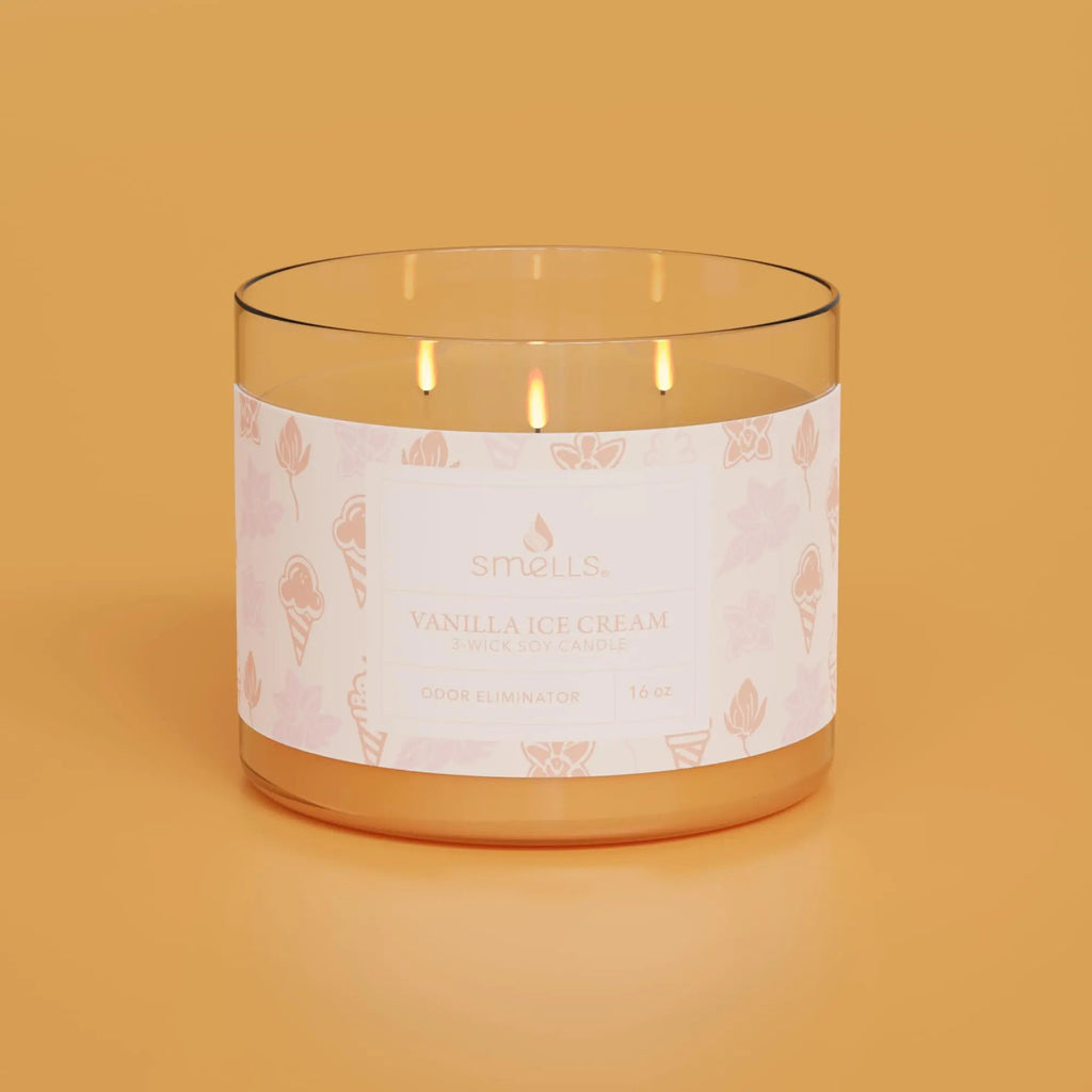 Smells - Odor Eliminator - Premium Soy Wax Jar Scented Candle 12oz. and 16oz. - 100% Cotton Single Wick SmellS Au supplements