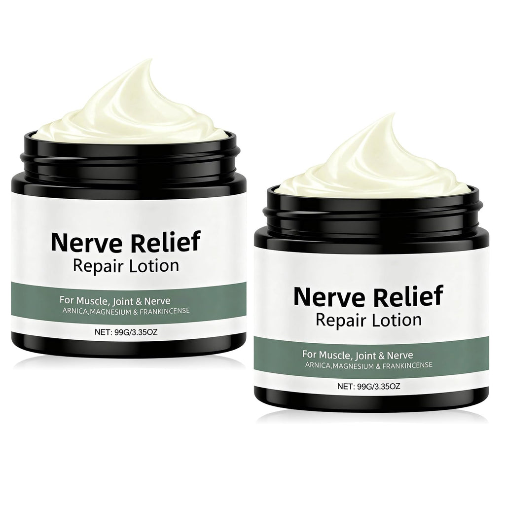 2 Pcs Nerve Relief Repair Lotion Cream, Neuropathy Lotion with Arnica & Magnesium for Knee, Lumbar, Neck, for Joint, 3.5 fl oz Aus Healthcare Au supplements