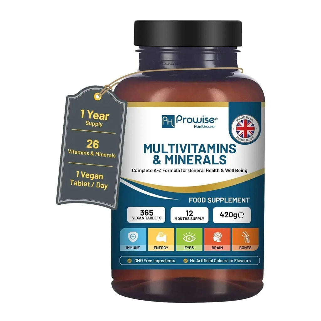 A-Z Multivitamins & Minerals I 365 Vegan Tablets (1 Year Supply) I 26 Essential Active Vitamins, Minerals & Micronutrients PH PROWISE Healthcare Au supplements