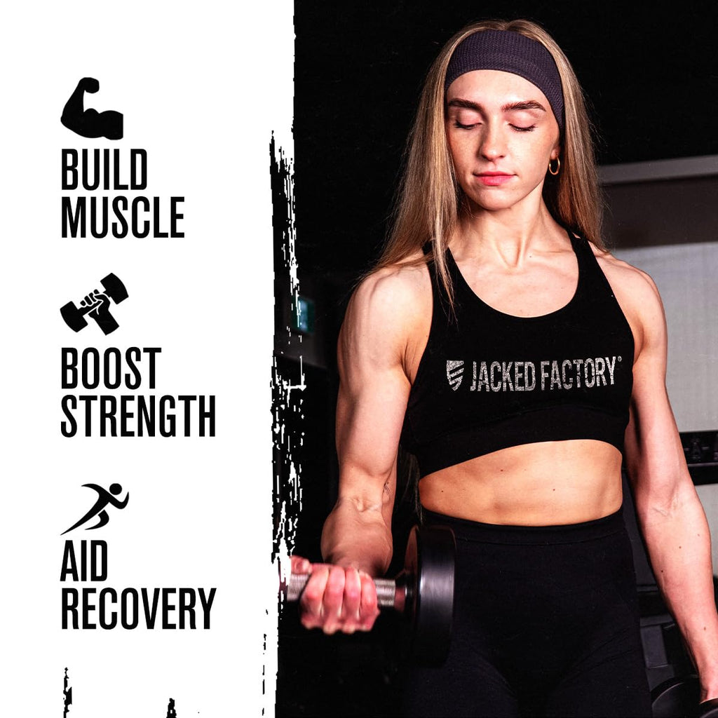 Jacked Factory Creatine HCl Capsules - CON CRET Creatine Pills 750mg - Lean Muscle Growth & Recovery, Boost Strength & Endurance, No Bloating or Cramps - 120 Capsules Jacked Factory Au supplements
