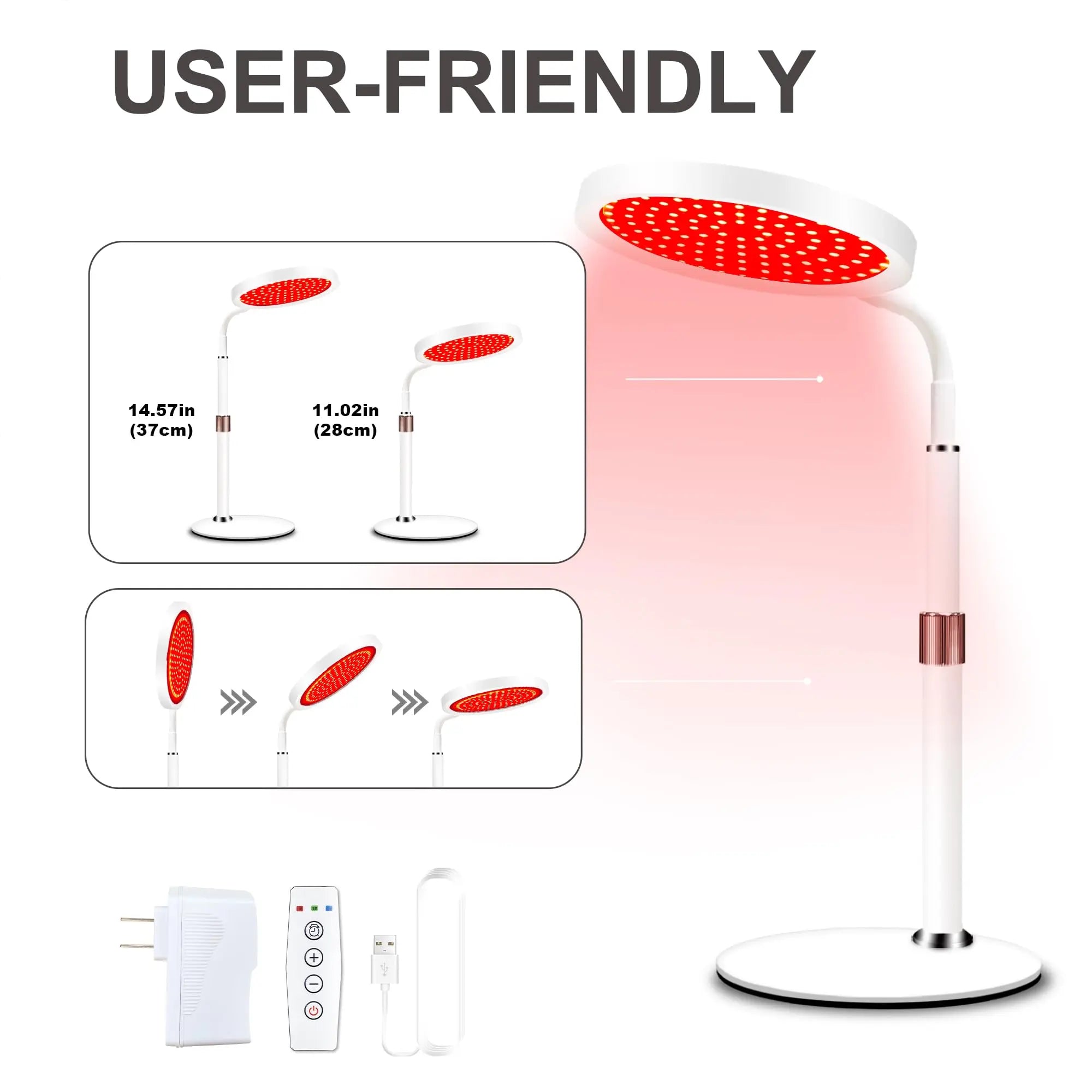 Red Light Lamp with Base, 660nm Red Light & 850nm Near Infrared Red Light Lamp with Timer Devowellte Au supplements