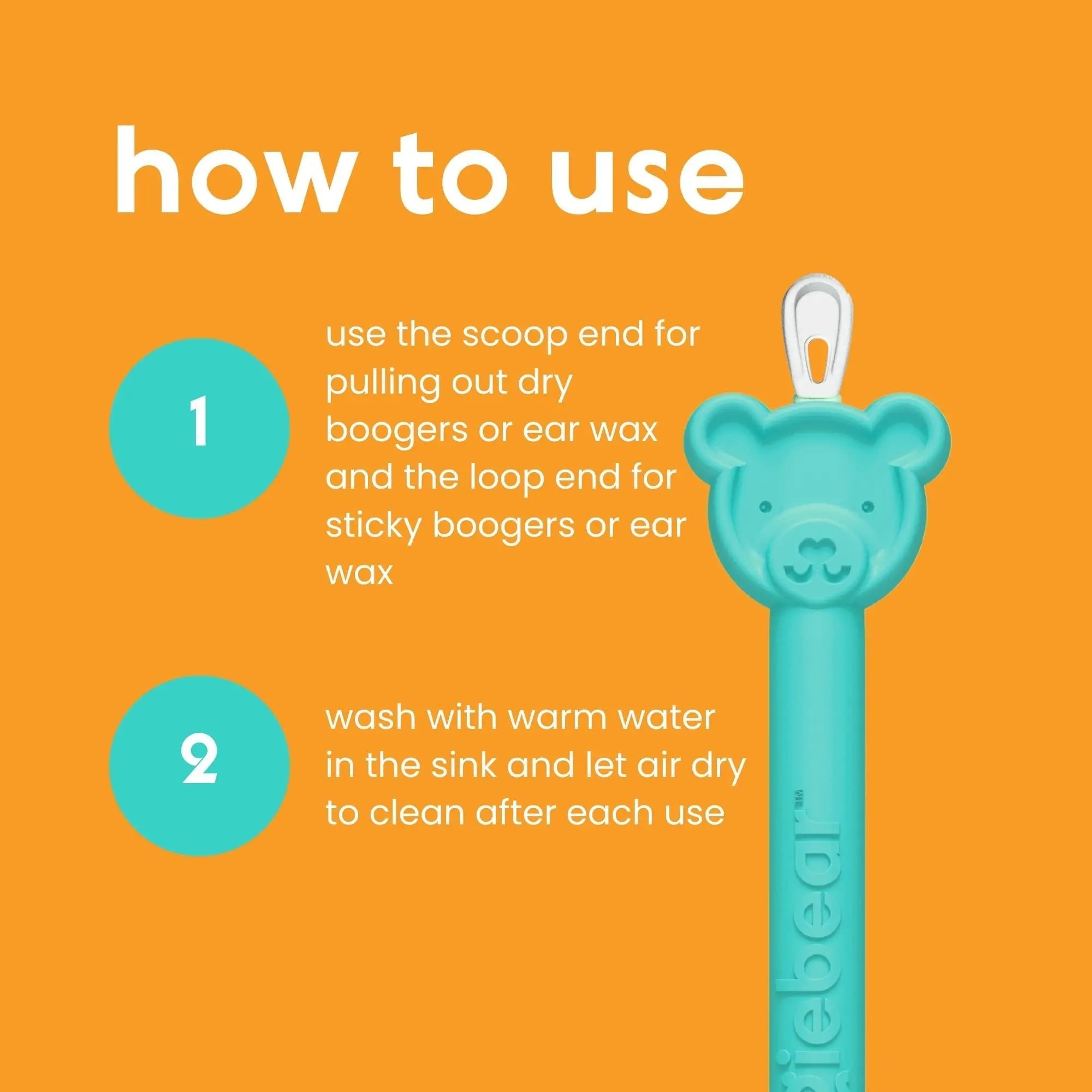 oogiebear - Nose and Ear Gadget. Safe, Easy Nasal Booger and Ear Cleaner oogiebear Au supplements