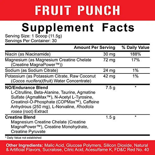 5% Nutrition Rich Piana Kill It Pre Workout Powder w/Creatine, Jitter-Free Caffeine 5% Nutrition Au supplements
