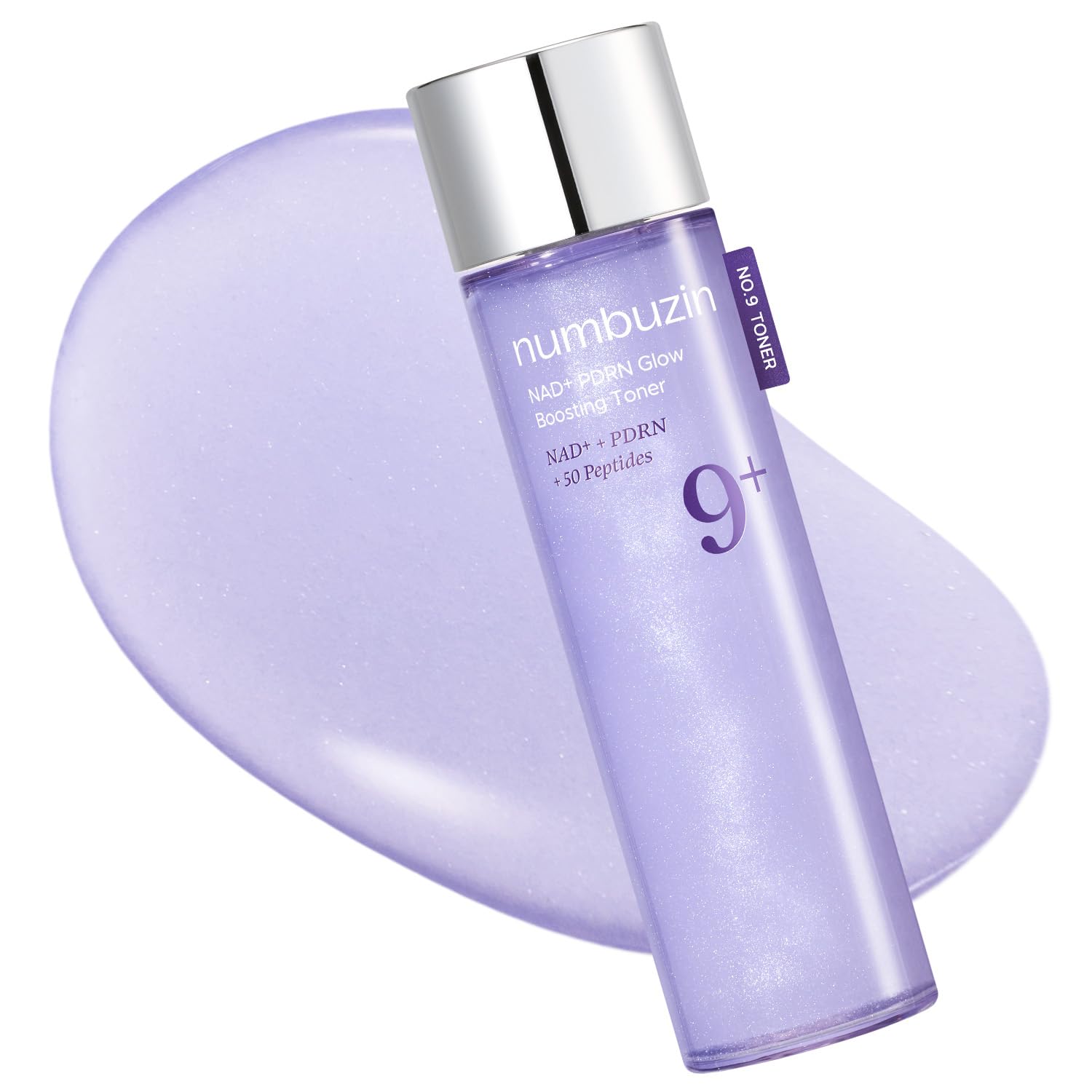numbuzin No.9 NAD+ Salmon PDRN Glow Boosting Toner, Hydrating & Firming Toner for Wrinkles, Fine Lines & Dull Skin