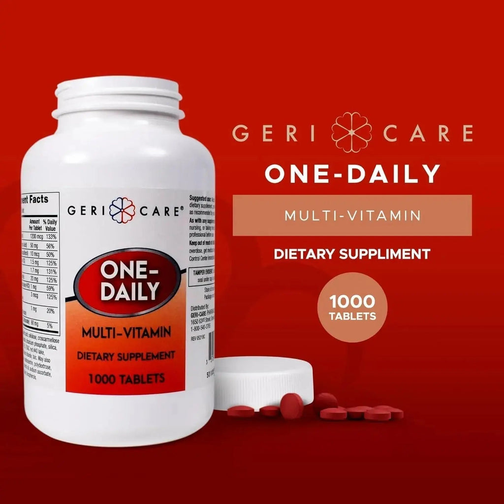 GeriCare Multivitamin Supplement Tablets, (Bottle of 1000) GeriCare Au supplements