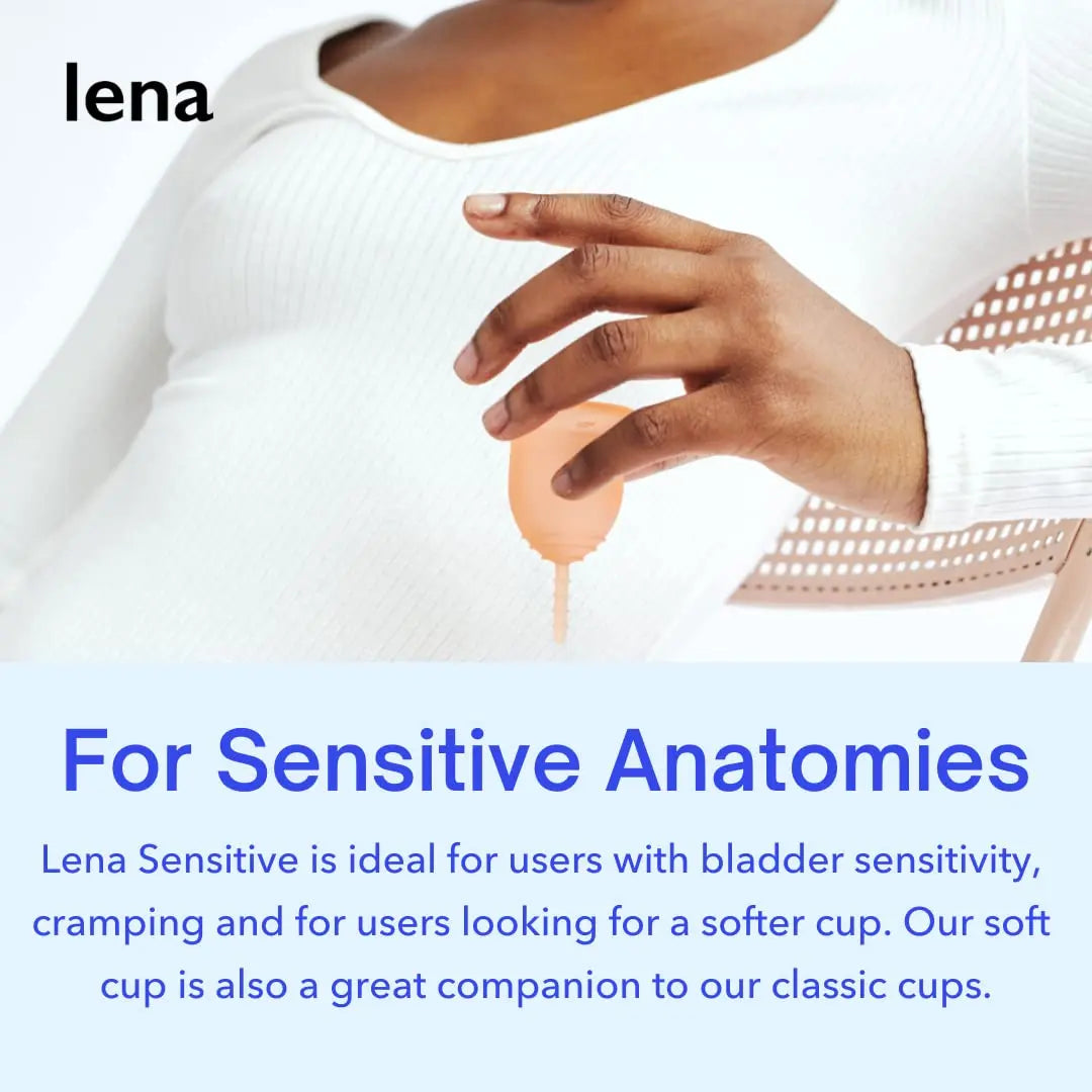 Lena Sensitive Menstrual Cup | Reusable Beginner Period Cup | Wear for 12 Hours Lena Au supplements