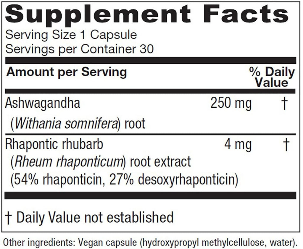 Vitanica Peri/Meno Ease - for Perimenopause and Menopause Symptoms - Hot Flash Relief with Clinically Studied Siberian Rhubarb Extract - Supports Sleep and Stress with Ashwagandha - Vegan - 30 Caps Vitanica Au supplements