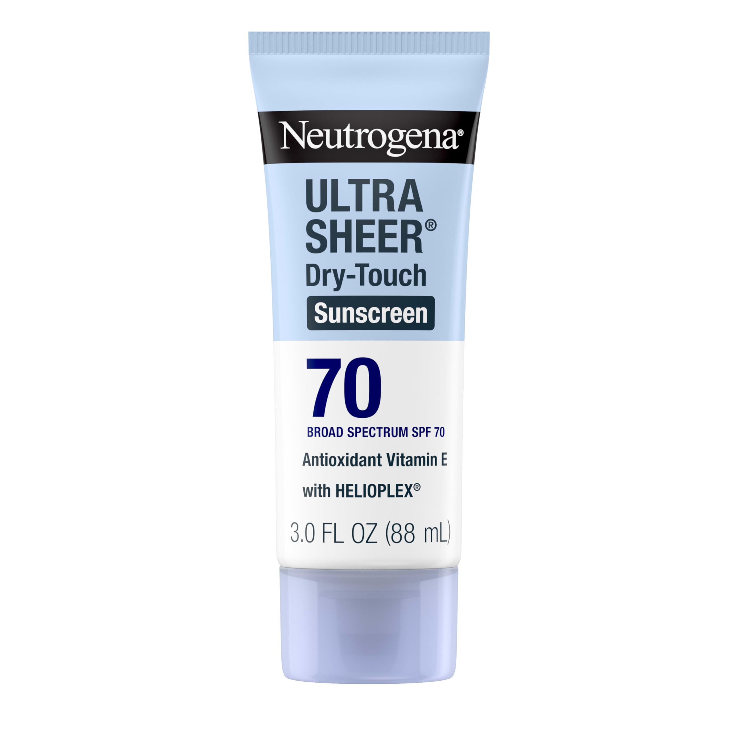 Neutrogena Ultra Sheer Dry-Touch Sunscreen Lotion SPF 70, Broad Spectrum, Water Resistant 80 Min
