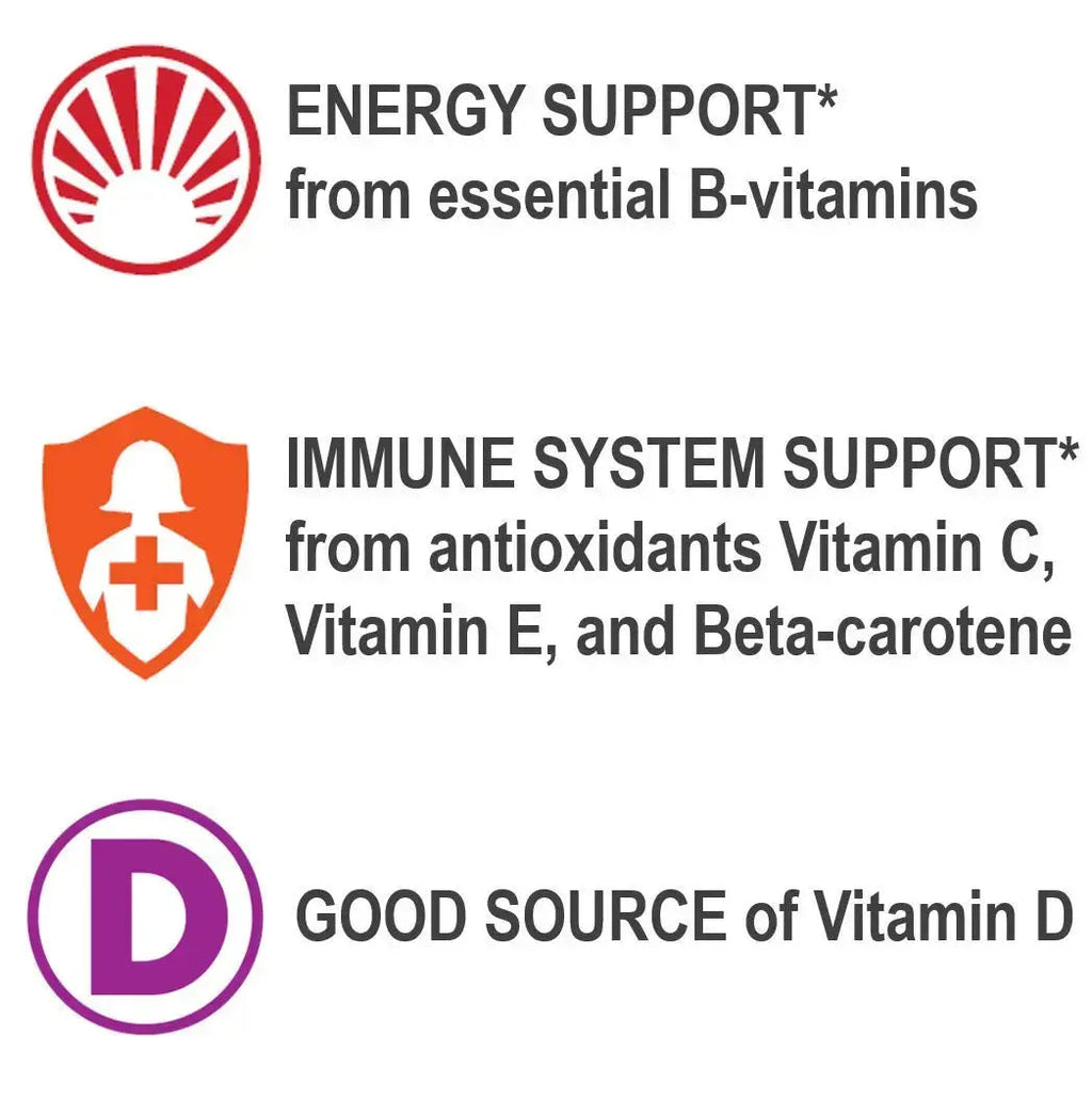 Geritol Multi-Vitamin Nutritional Support Tablets, Balance of 26 Essential Vitamins and Minerals, 100-Count Bottles (Pack of 2) Geritol Au supplements