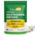 NAD Supplement - Liposomal Nicotinamide Riboside 900mg, Resveratrol, Quercetin - High Purity NAD Supplement for Energy, Support Cellular Health, Stamina & Healthy Aging - Ultra Strength 80 Capsules MXCZBSM Au supplements