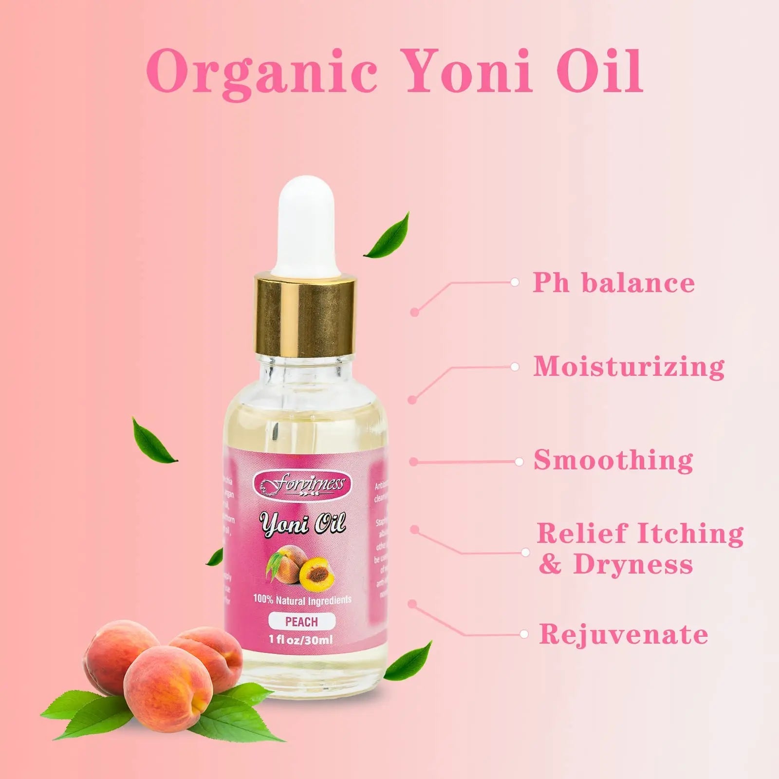 forvirness Feminine Wash & Natural Yoni Oil Set - Cleanse, Remove Odor, pH Balance for Women forvirness Au supplements