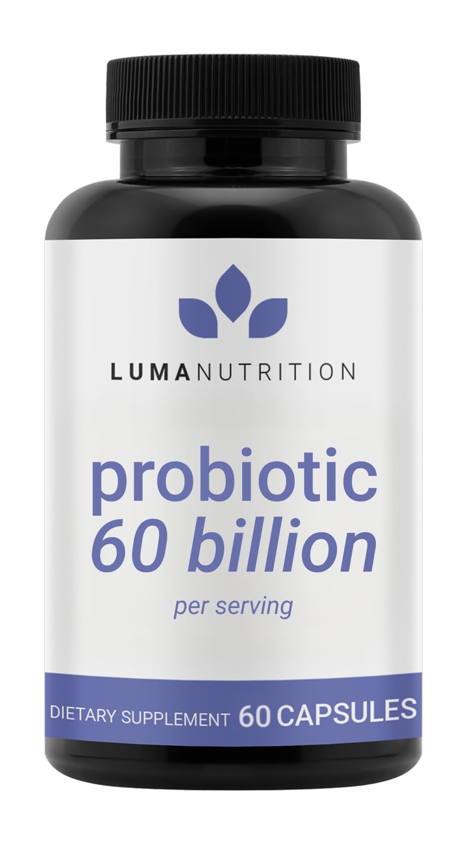 Luma Nutrition Probiotics 60 Billion CFU Per Serving with Prebiotics - Probiotics for Women and Men - Formulated for Digestive Enzyme Health