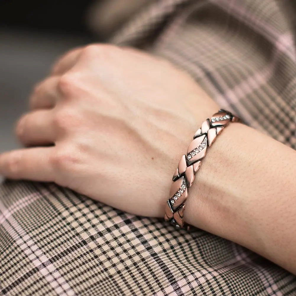Vicmag Copper Bracelet for Women 99.9% Solid Pure Copper Valentine's Day Gift for Her with Adjustment Tool Vicmag Au supplements