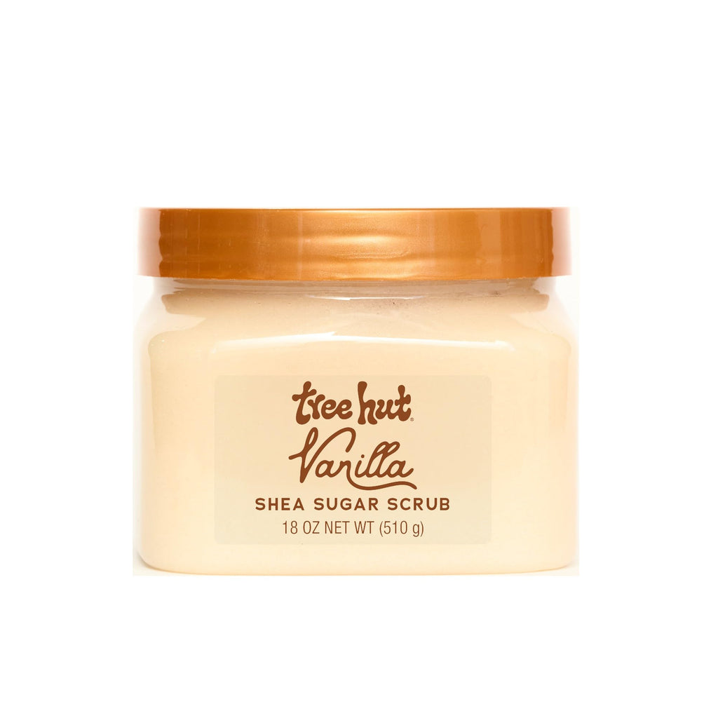 Tree Hut Vanilla Shea Sugar Scrub, Easter Gifts for Women, Exfoliating & Hydrating Body Scrub with Shea Butter & Essential Oils