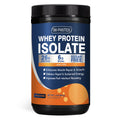DRFOSTER Whey Protein Powder Isolate - Unflavored, Grass-Fed, 26g Protein & 6g BCAAs for Muscle Growth & Recovery