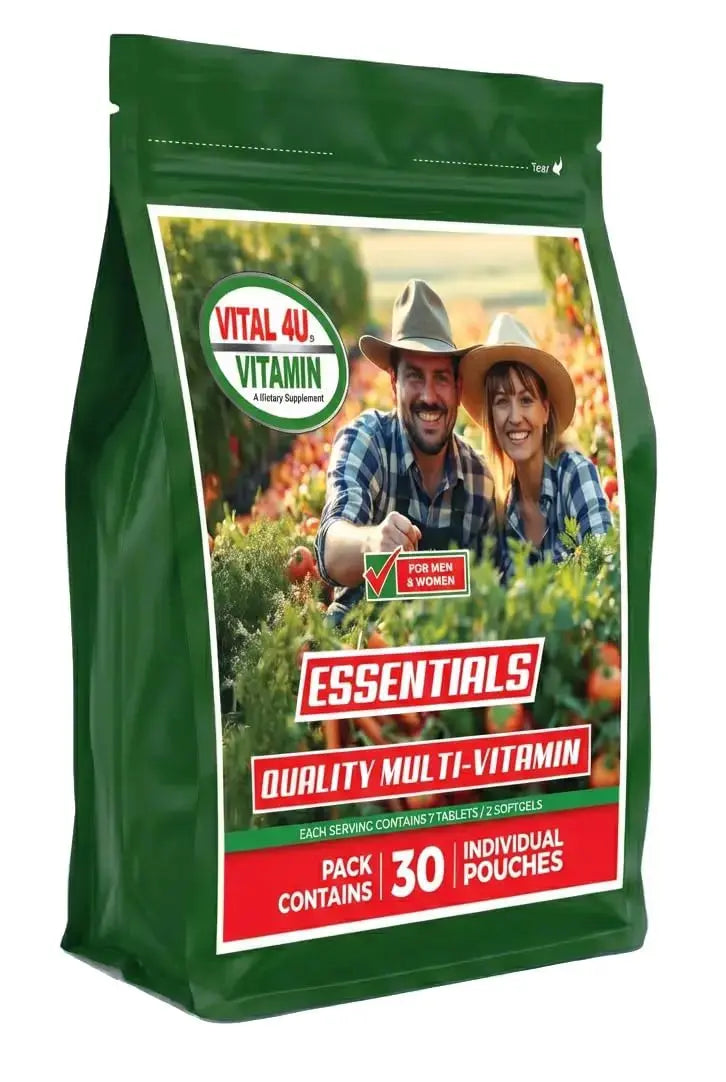 VITAL 4U® Vitamin Essentials - Daily Multivitamin for Both Men and Women, Immune Support, Multimineral Formula - 30 Servings VITAL 4U Au supplements