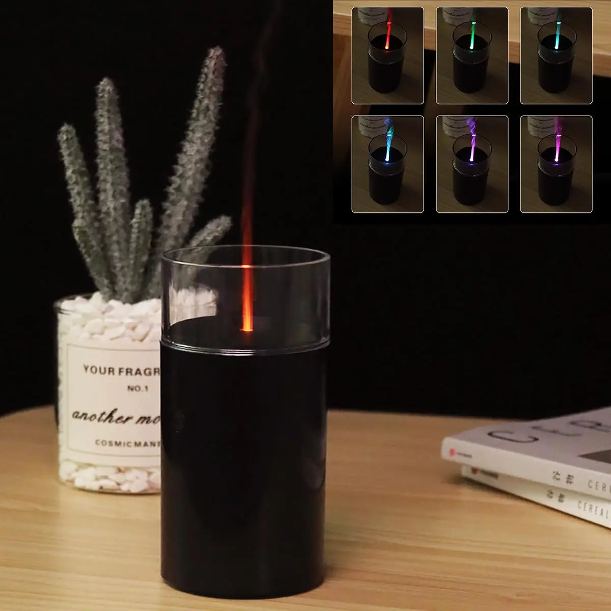 iWeeta Candlelight Diffuser,60ml Rechargeable Battery Operated Low Power Portable 10ml/H Aroma iweeta Au supplements
