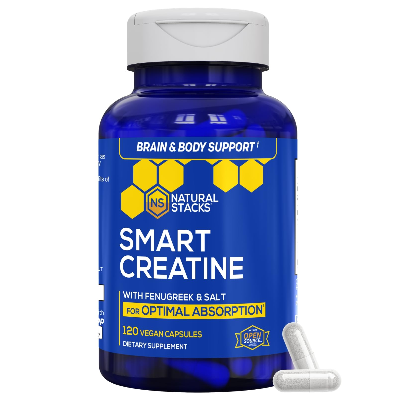 NATURAL STACKS Creatine Monohydrate & Magtech Hydrate Bundle - 2500mg Creatine + 200mg Elemental Magnesium Per Serving - Supports Hydration, Brain Health & Endurance - 44 Total Servings NATURAL STACKS Au supplements