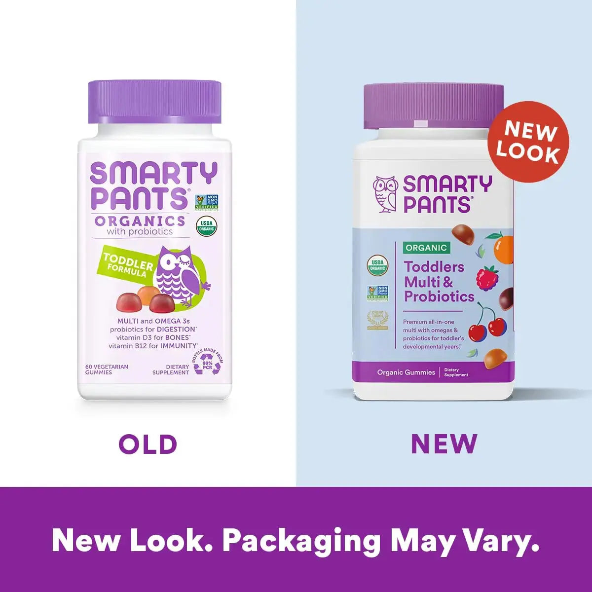 SmartyPants Organic Toddler Multivitamin Gummies & So Cozy Leave in Conditioner for Kids' Curly Hair, 60 Count SmartyPants Au supplements