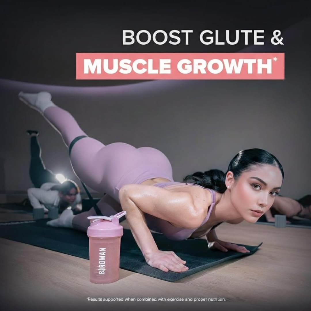 BIRDMAN Creatine for Women | Creatine Monohydrate Powder with Myo & D-Chiro Inositol, Hyaluronic Acid, Zinc, Electrolytes and Vitamins | Sugar Free, Pink Lemonade | 30 Servings BIRDMAN Au supplements