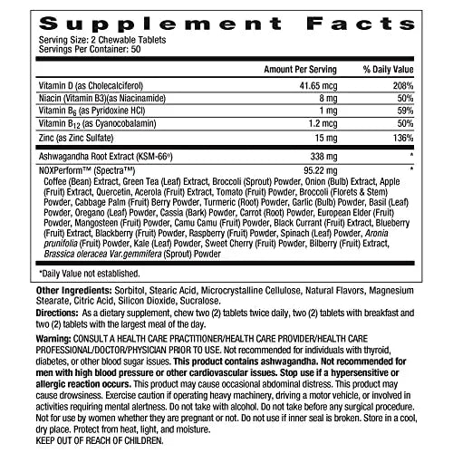 Ageless Male Max Chewable Nitric Oxide Booster Supplement for Men – High Potency New Vitality Au supplements