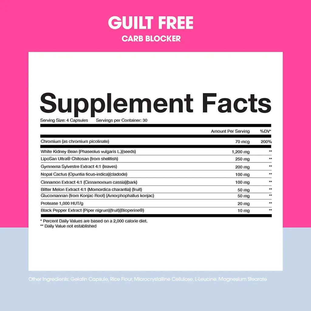 Obvi Guilt Free Carb Blocker, Block Carb Absorption, Support Weight Loss, Healthier Nails Obvi Au supplements