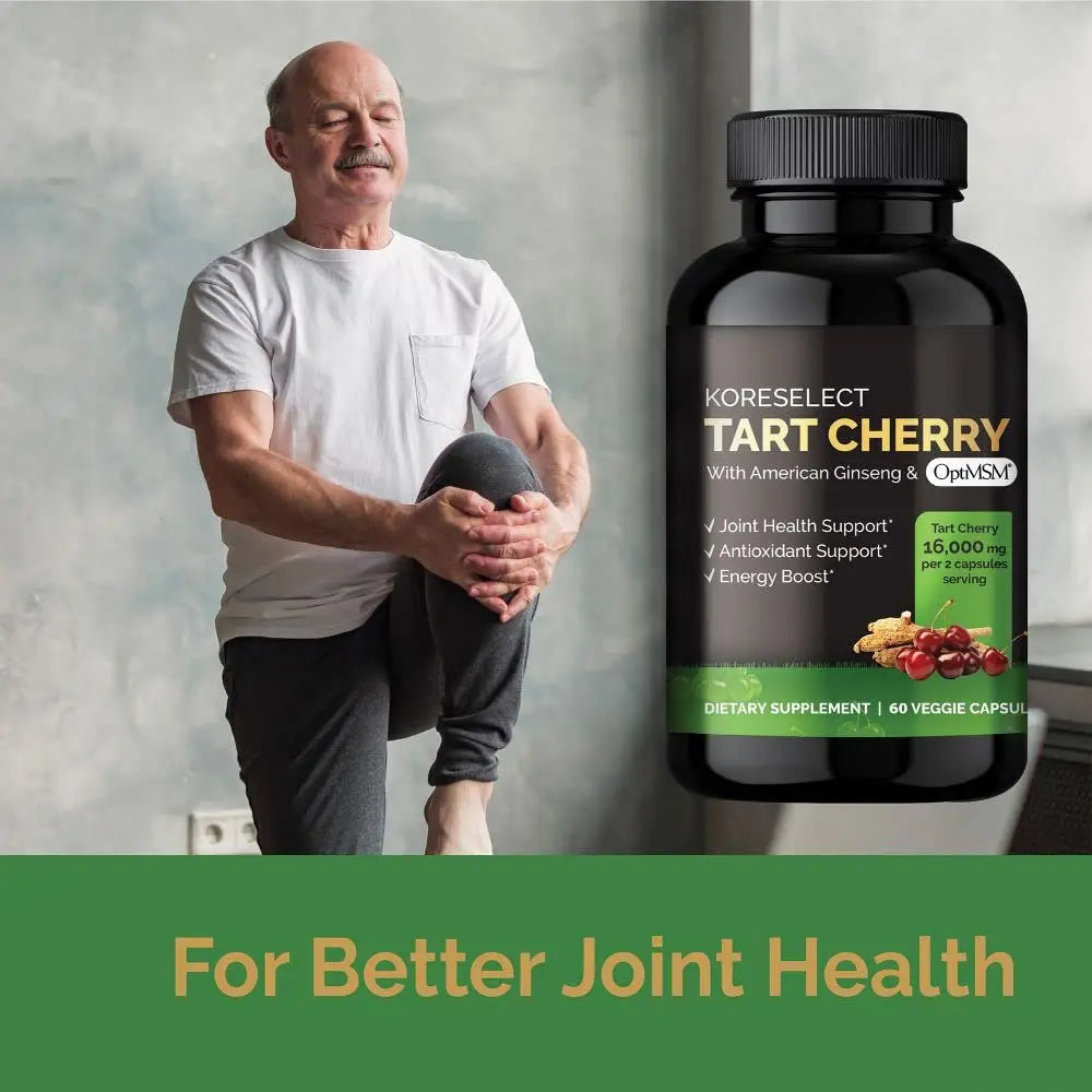 KORESELECT Beet Root & Tart Cherry Capsules 16,000mg Capsules Bundle for Nitric Oxide KORESELECT Au supplements