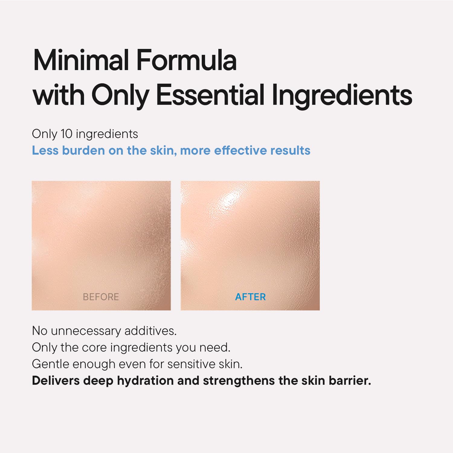 IUNIK Beta-Glucan Power Moisture Serum – Beta-Glucan & 7 Types of Peptides Deep Hydration Vegan Serum for Dry