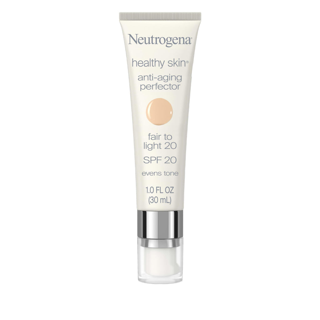 Neutrogena Retinol Treatment and Tinted Facial Moisturizer, Healthy Skin Anti-Aging Perfector with Broad Spectrum SPF 20 Sunscreen