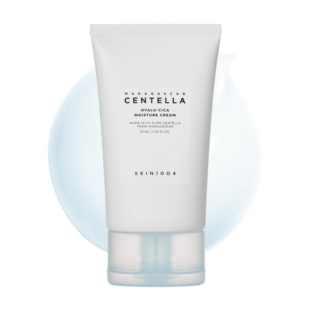 SKIN1004 Hyalu-Cica Moisture Cream, Face Moisturizer with Hyaluronic Acid, Centella Cream for Deep Hydration, Lightweight Nourishing