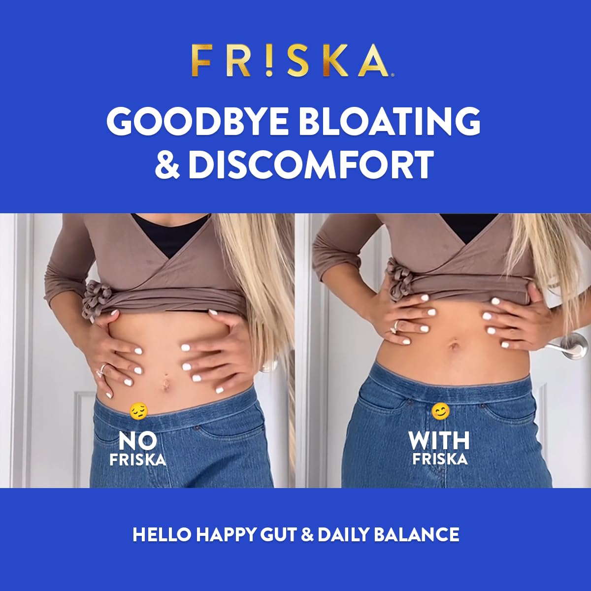 FRISKA Women’s Daily Digestive Enzyme and Probiotics Supplement, Advanced Natural Support for Female Digestive Health, Fights Bloating, Eases Digestion, Supports Nutrient Absorption, 30 Capsules FR!SKA Au supplements