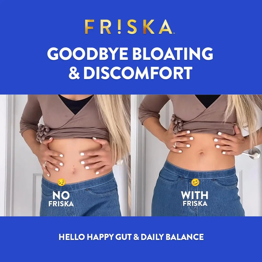 FRISKA Women’s Daily Digestive Enzyme and Probiotics Supplement, Advanced Natural Support for Female Digestive Health, Fights Bloating, Eases Digestion FR!SKA Au supplements