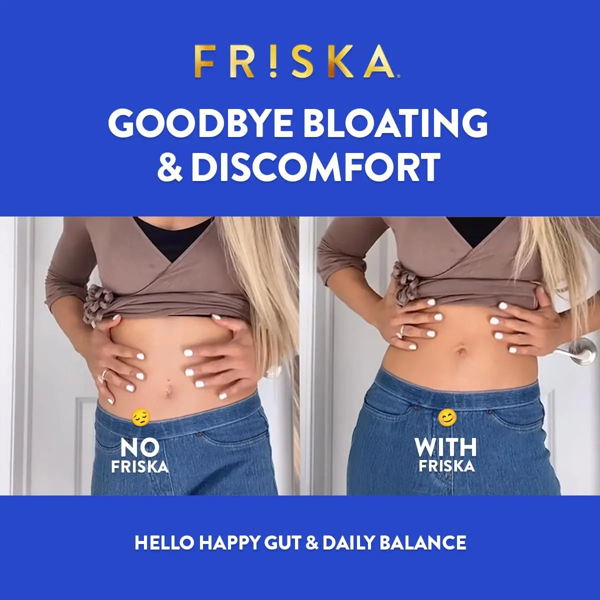 FRISKA Women’s Daily Digestive Enzyme and Probiotics Supplement, Advanced Natural Support for Female Digestive Health, Fights Bloating, Eases Digestion FR!SKA Au supplements