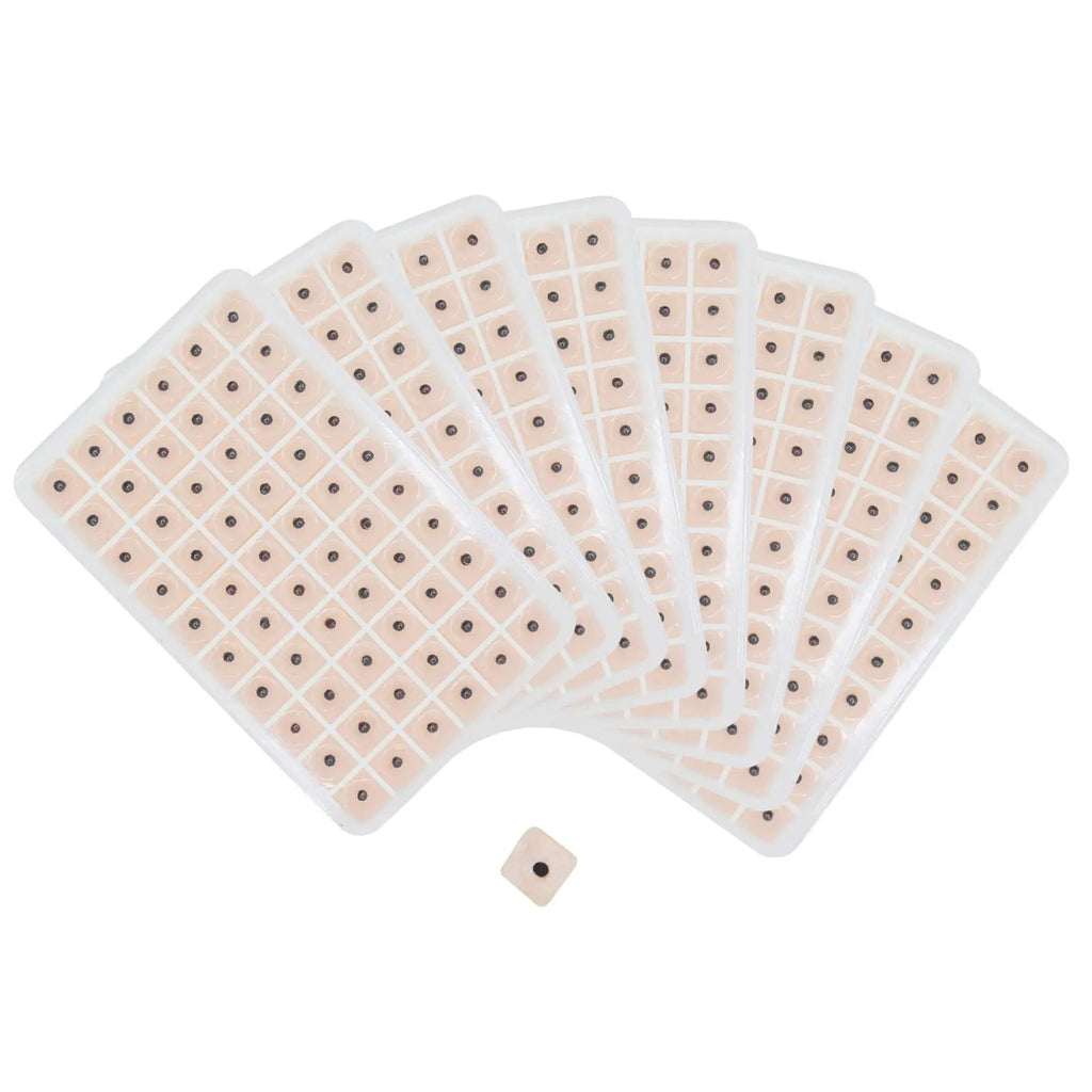 Ear Seeds Auricular Sticker kit,Acupuncture Kit Acupressure with Ears Seed 420 Pcs, Ear Chart, Tweezer Hedigon Au supplements