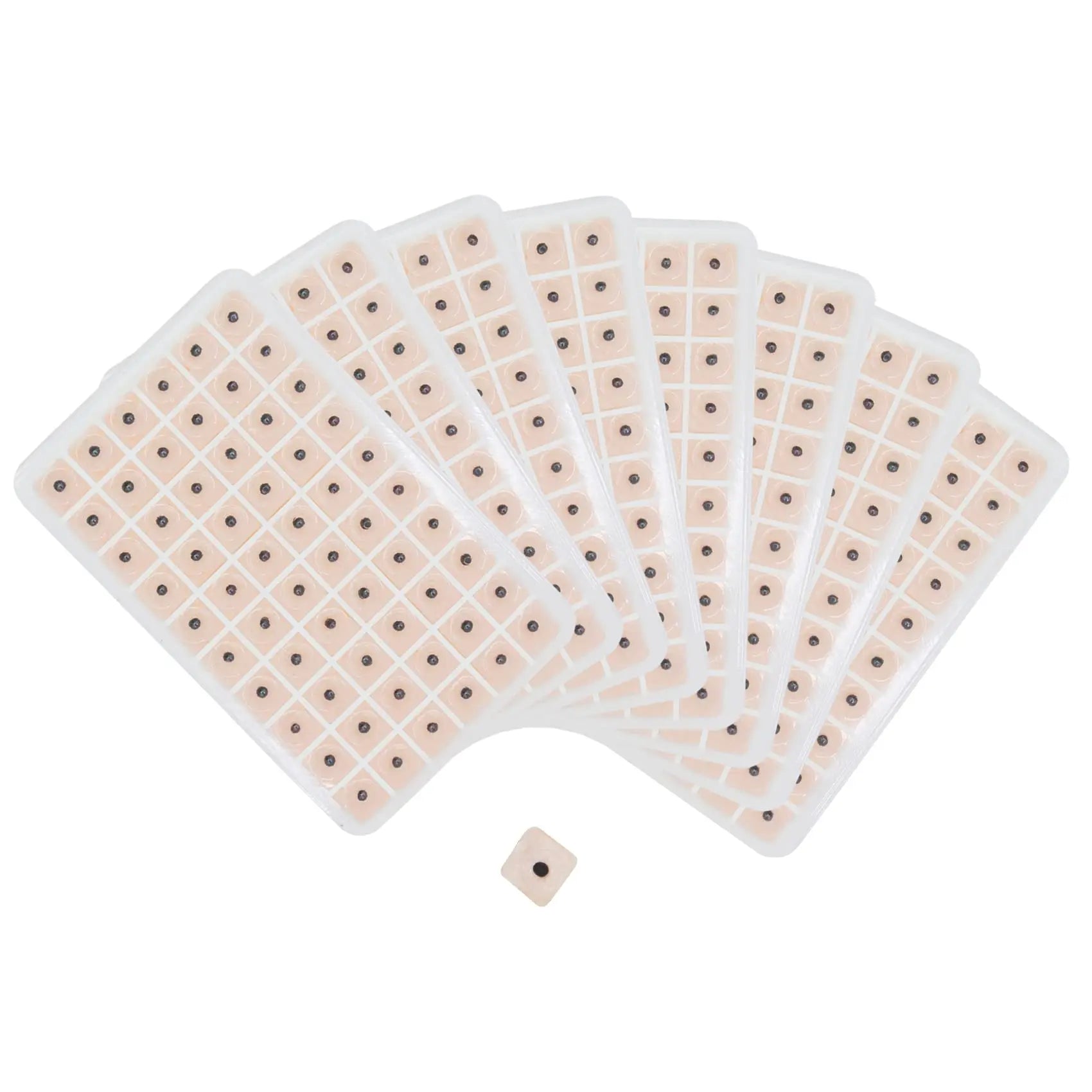 Ear Seeds Auricular Sticker kit,Acupuncture Kit Acupressure with Ears Seed 420 Pcs, Ear Chart, Tweezer Hedigon Au supplements