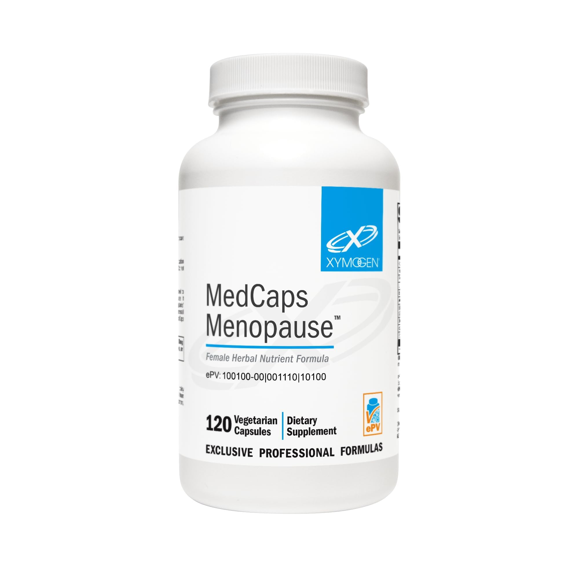 XYMOGEN Medcaps Menopause - Menopause Supplements for Women - Made with Dong Quai, Isoflavones, Ginseng Extract, Licorice Root + Black Cohosh - Gluten Free (120 Capsules) XYMOGEN Au supplements